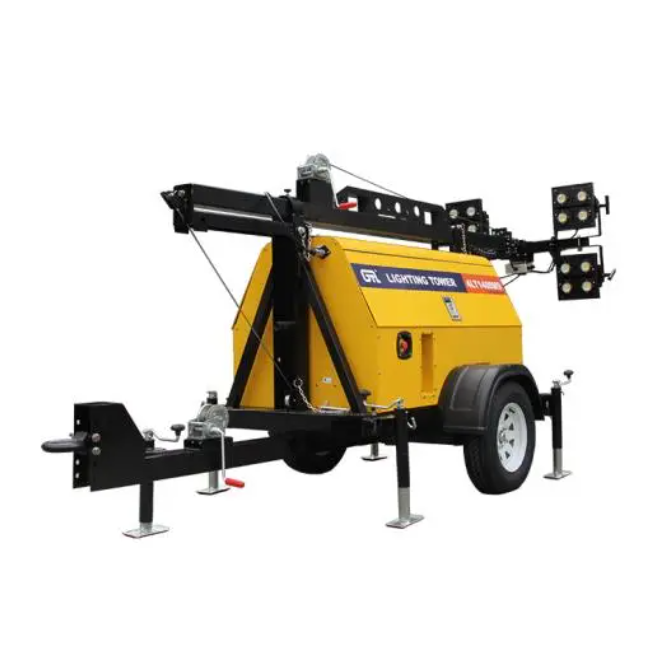 4LT1400M9 LED/ Manual 9m 4*350W LED Diesel-Driven Lighting Tower