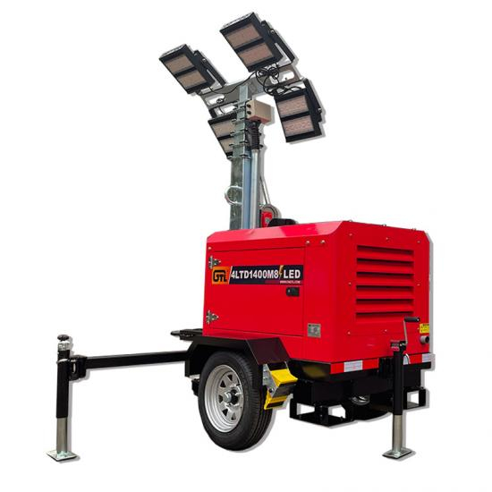 4LT1400M7 LED/ Manual 7m 4*350W LED Diesel-Driven Lighting Tower