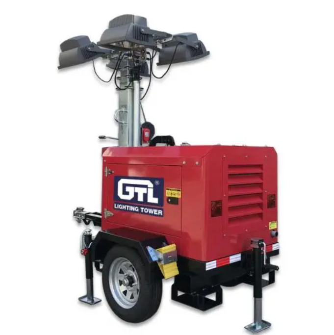 4LT4000M7 MH/ Manual 7m 4*1000W Metal Halide Lamp Diesel-Driven Lighting Tower 