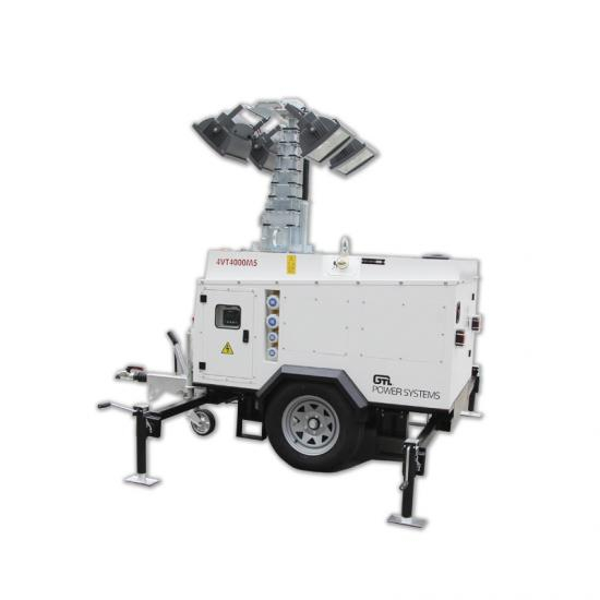 4LT4000H9 MH/ Hydraulic 9m 4*1000W Metal Halide Lamp Diesel-Driven Lighting Tower