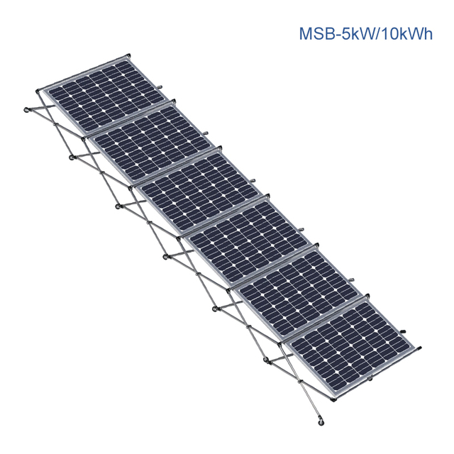 MSB-5kW/10kWh Mobile Photovoltaic Power Station
