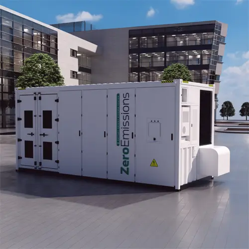 Container BESS physical layout and infrastructure